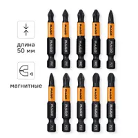 Изображение товара Набор бит магнитных Rage 554191, 10 шт. Изображение товара Набор бит магнитных Rage 554191, 10 шт.