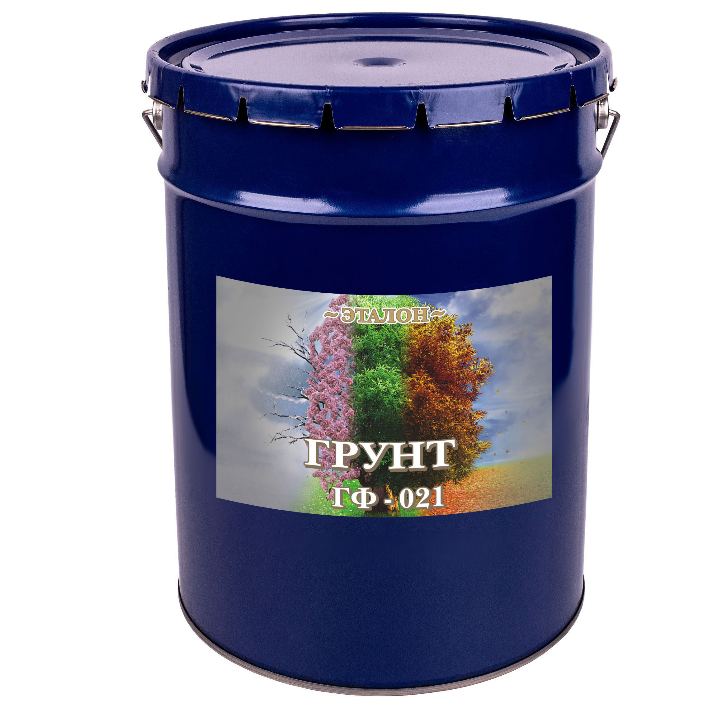 Изображение товара Грунт-эмаль по ржавчине 3 в 1 Аккорд коричневая 20 кг