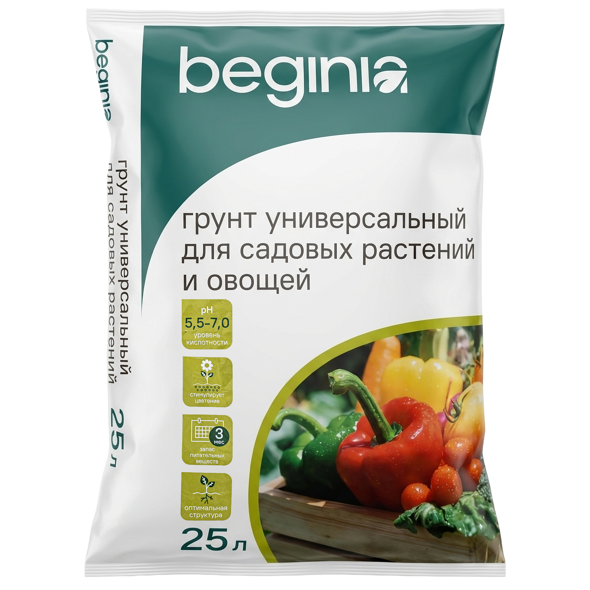 Изображение товара Грунт BEGINIA универсальный 25 л для садовых растений Изображение товара Грунт BEGINIA универсальный 25 л для садовых растений