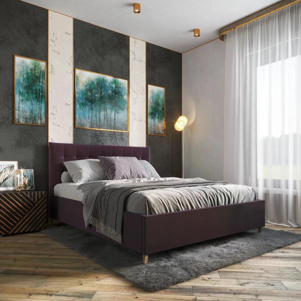 Изображение товара Кровать Inroom Prime 160x190 см подъемный механизм цвет темно-коричневый