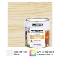 Изображение товара Антисептик Luxens бесцветный 0.75 л для наружных и внутренних деревянных конструкций Изображение товара Антисептик Luxens бесцветный 0.75 л для наружных и внутренних деревянных конструкций