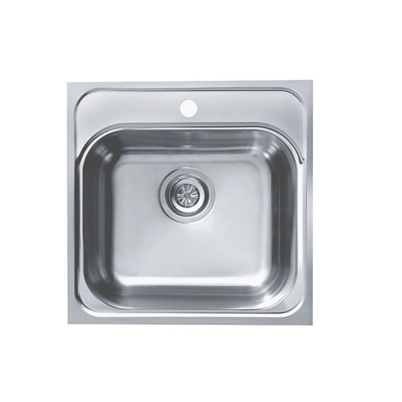 Изображение товара Врезная мойка Alveus BASIC 46.50x46.50 см глубина 18.50 см нержавеющая сталь 304 цвет сталь Изображение товара Врезная мойка Alveus BASIC 46.50x46.50 см глубина 18.50 см нержавеющая сталь 304 цвет сталь