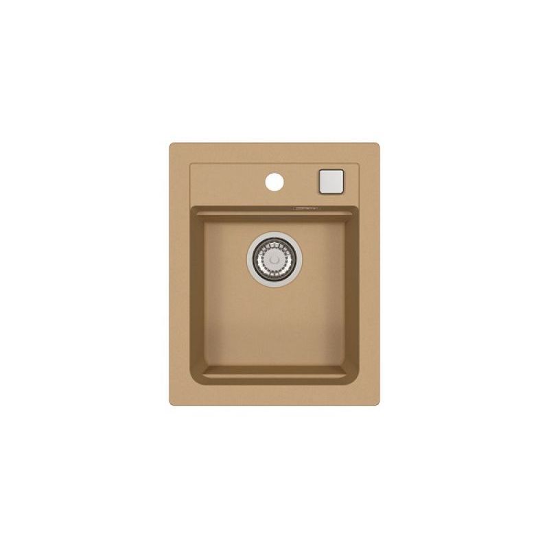 Изображение товара Врезная мойка Alveus ATROX 40x50 см глубина 19.50 см искусственный камень цвет бежевый 1139769