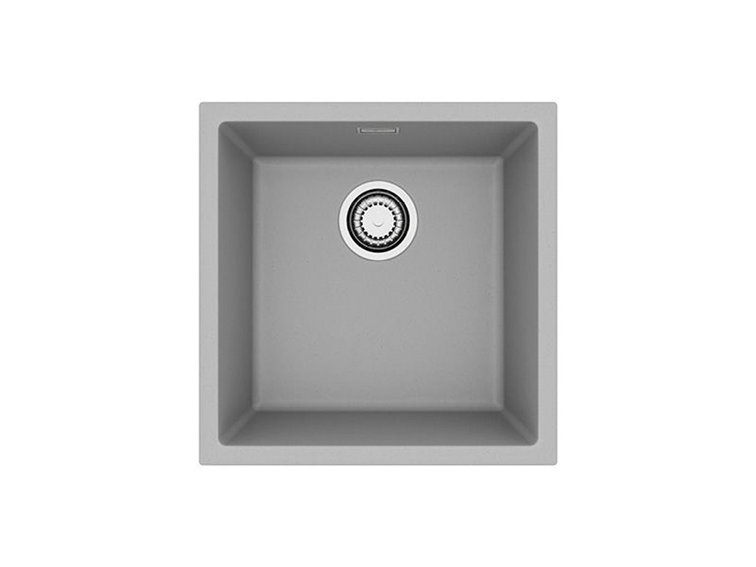 Изображение товара Мойка кухонная врезная ALVEUS 1150045 45x45 см искусственный гранит серый