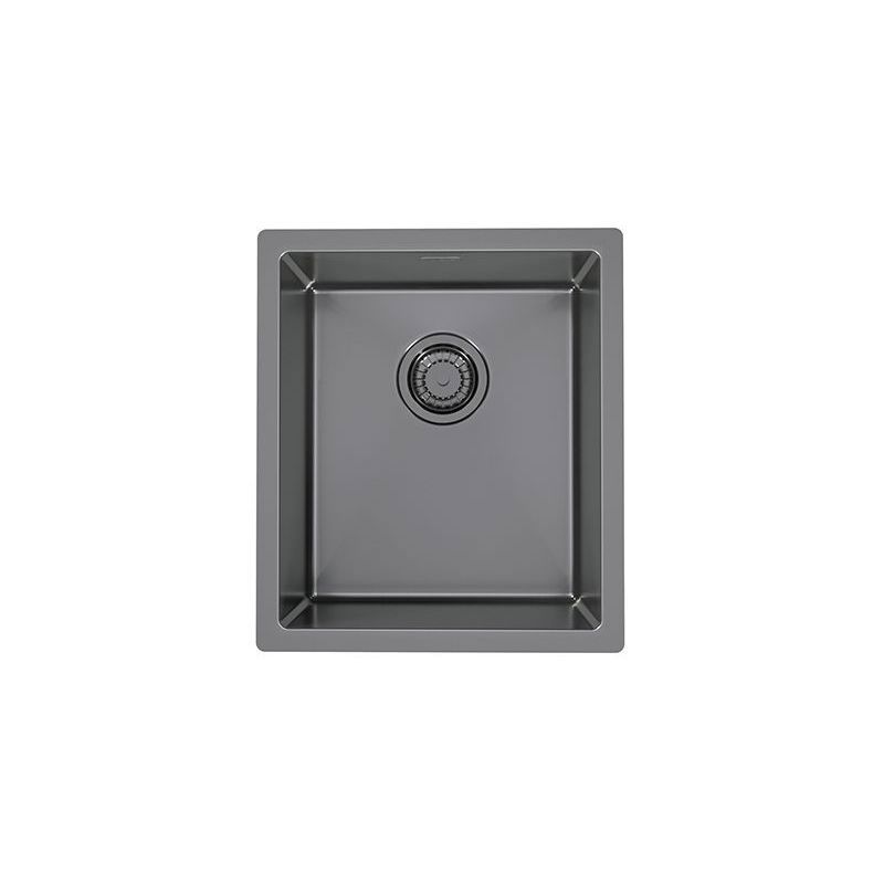 Изображение товара Врезная мойка Alveus Quadrix monarch 39x45x20 см нержавеющая сталь 304 цвет черный