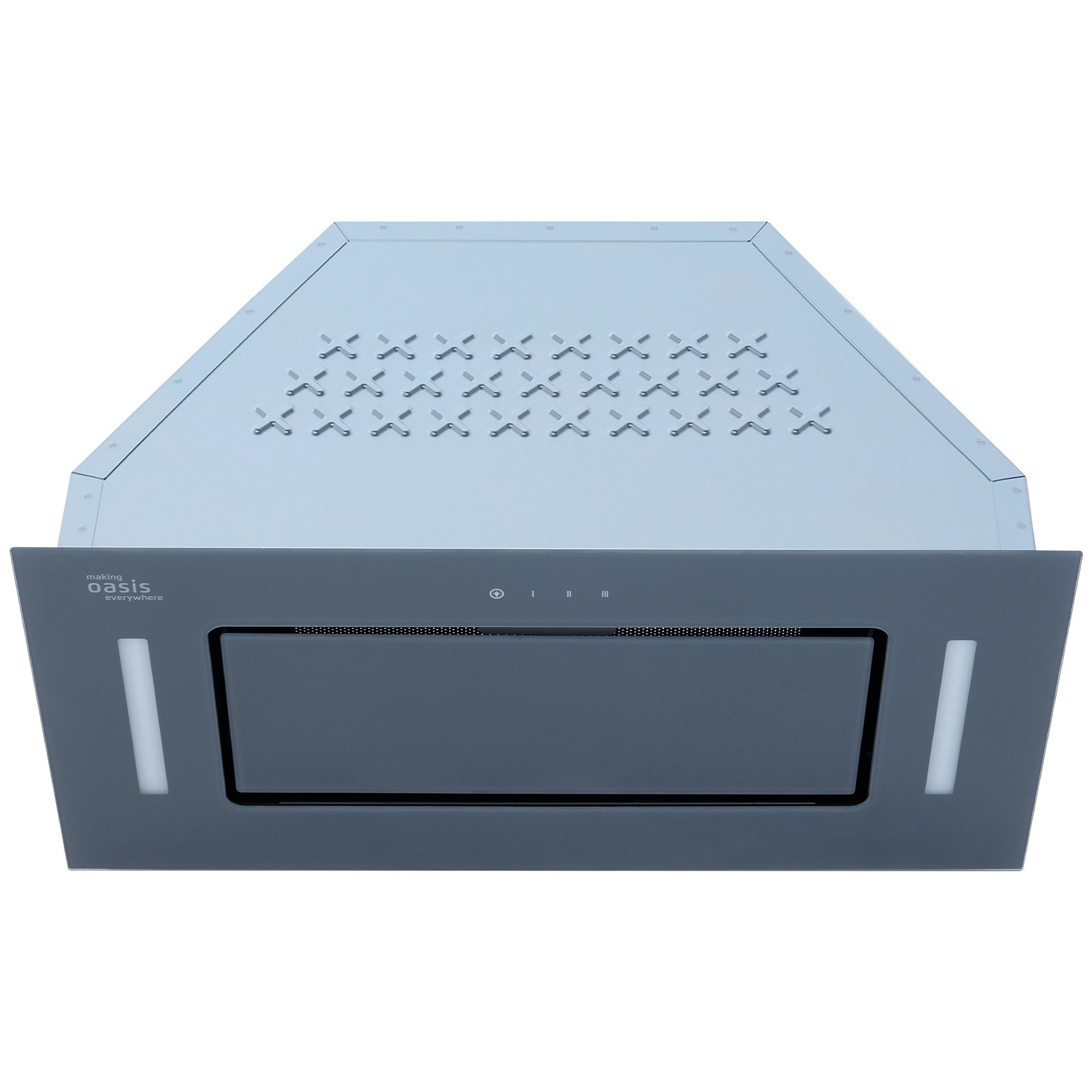 Изображение товара Встраиваемая вытяжка Making Oasis Everywhere UB-60WG 59.5 см цвет серый/серебристый