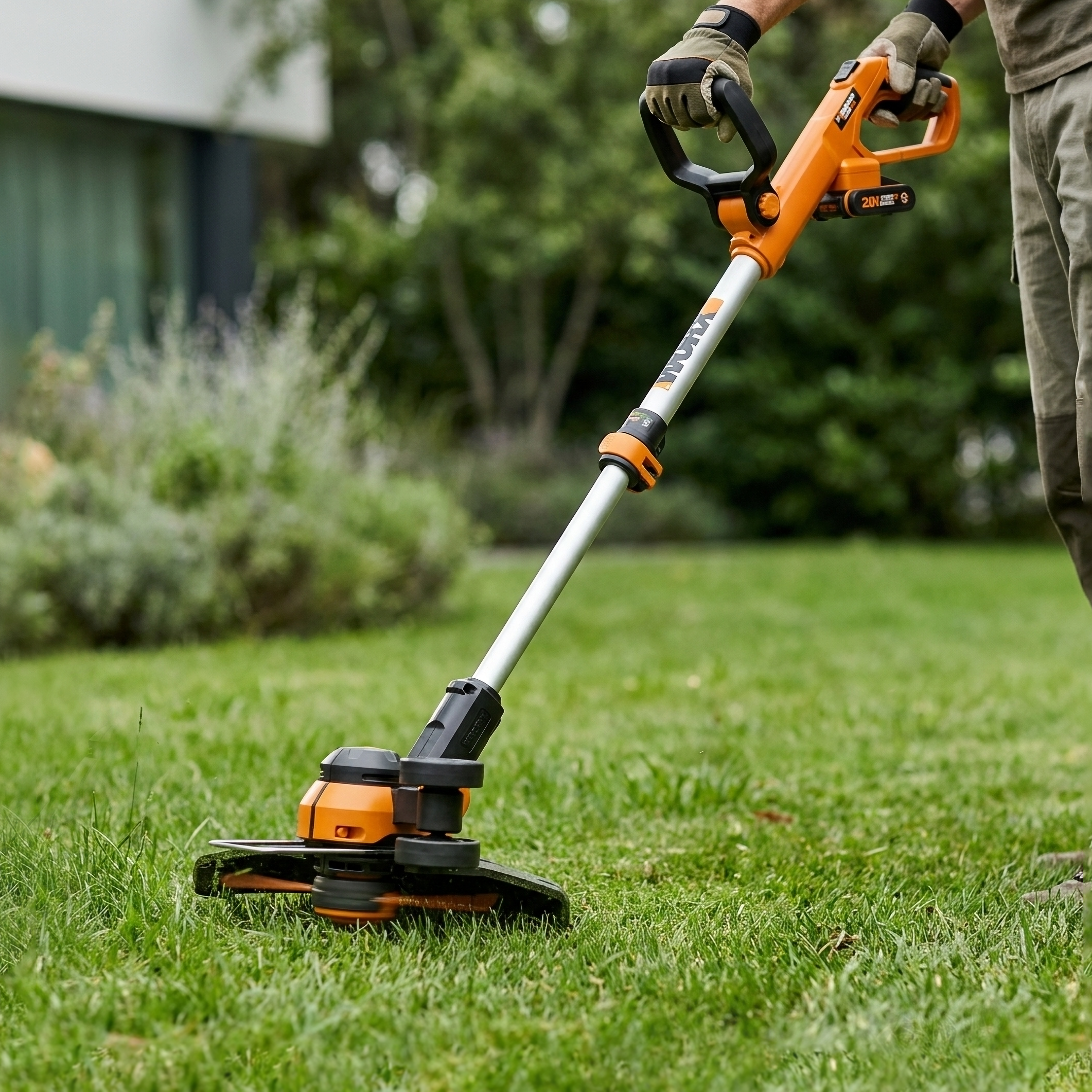 Изображение товара Аккумуляторный триммер Worx WP165E 20 В, автоматическая леска, 3 года гарантии
