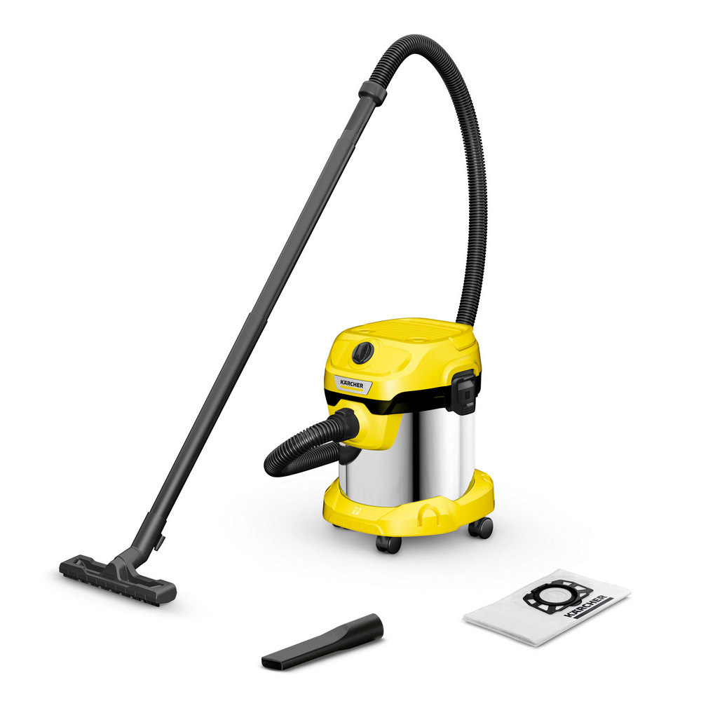 Изображение товара Пылесос строительный Karcher WD 2 Plus S V-15/4/18, 1000 Вт, 15 л