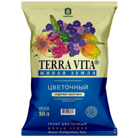 Изображение товара Грунт цветочный универсальный Terra Vita 10 л