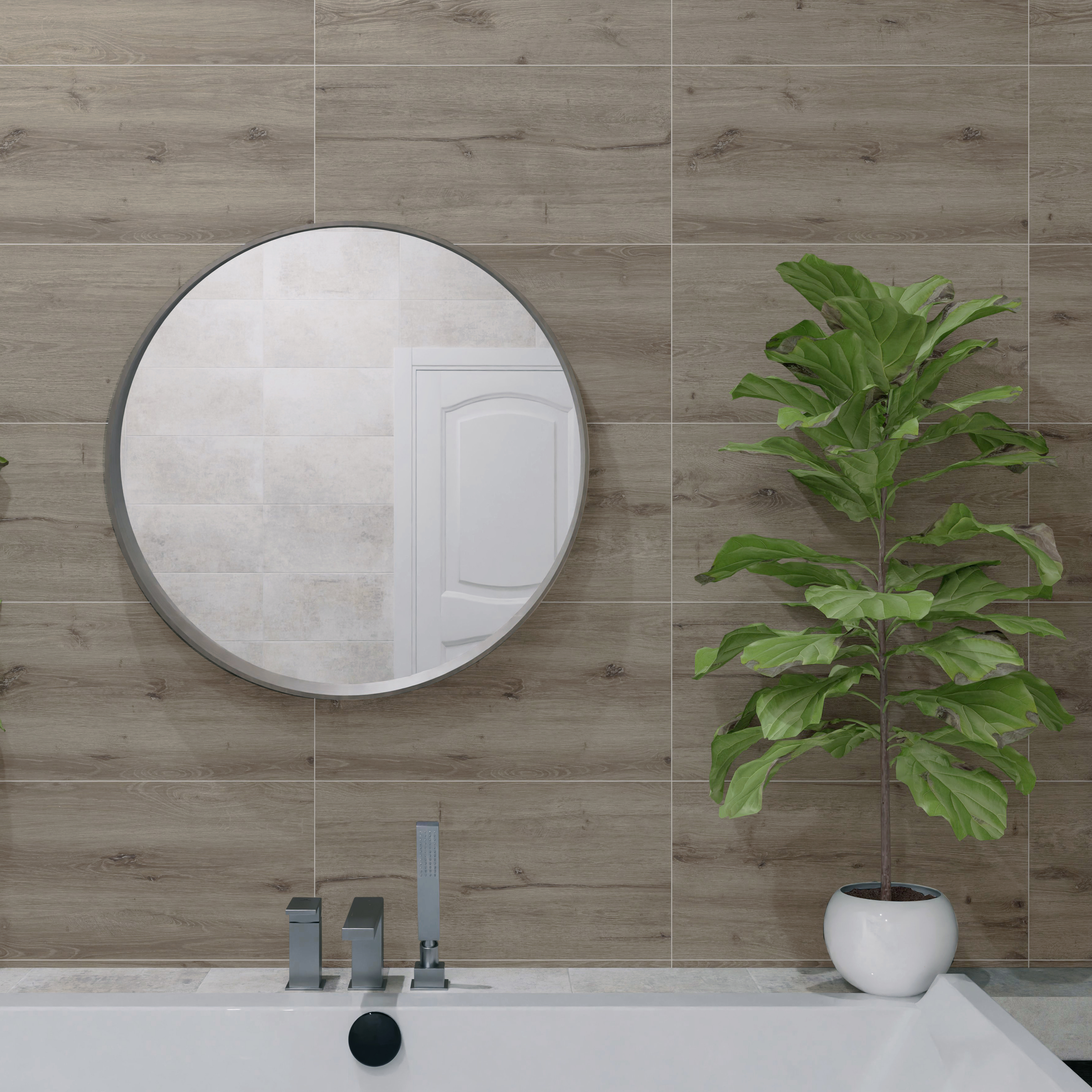 Изображение товара Настенная плитка Axima Кама Дерево 30x60 см 1.62 м² матовая цвет коричневый
