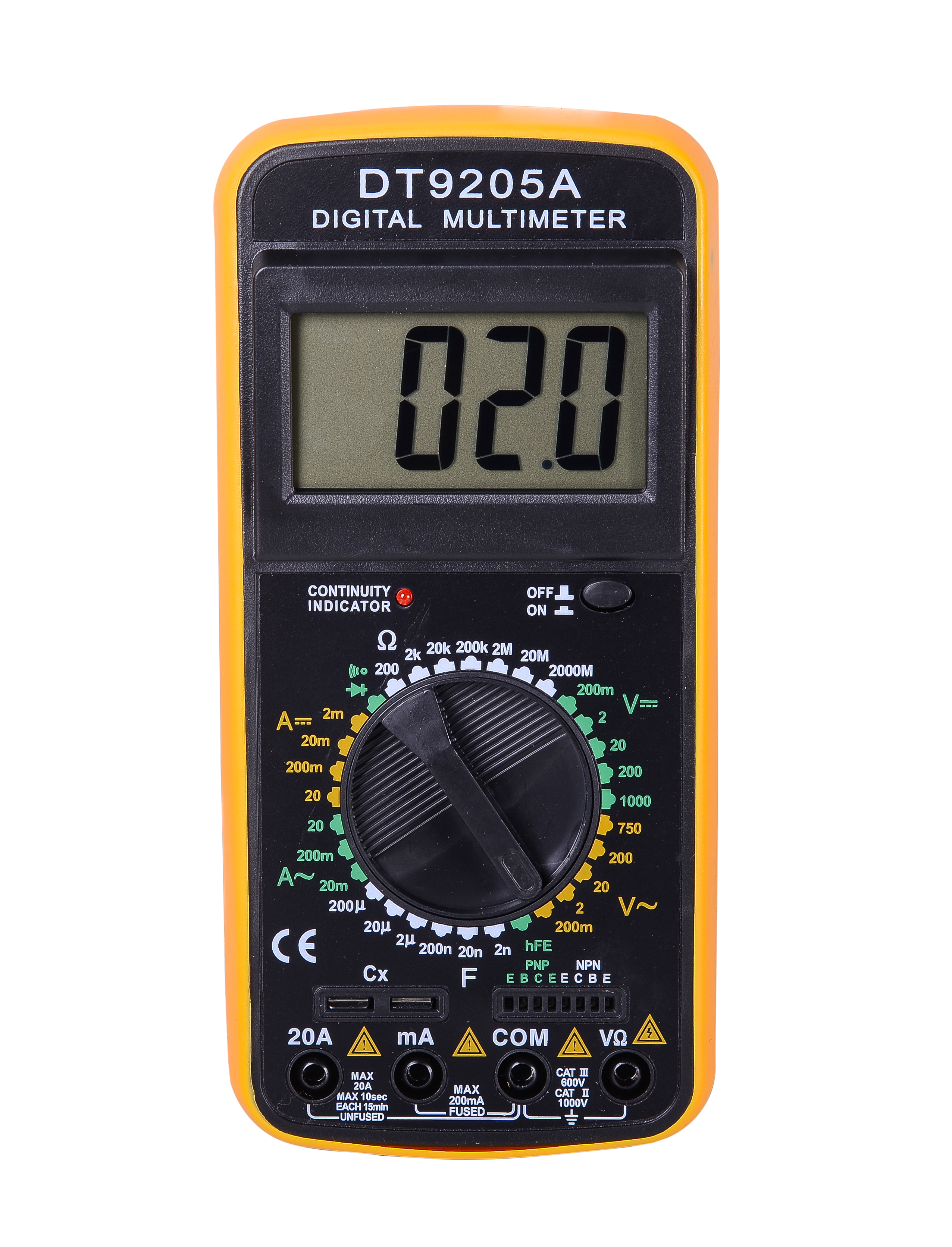 Изображение товара Мультиметр Ресанта DT9205A - многофункциональный измерительный прибор Изображение товара Мультиметр Ресанта DT9205A - многофункциональный измерительный прибор