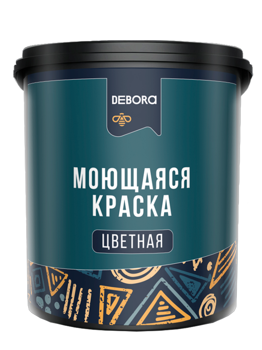 Изображение товара Краска для стен и потолков моющаяся Debora матовая цвет бежевый 3 кг