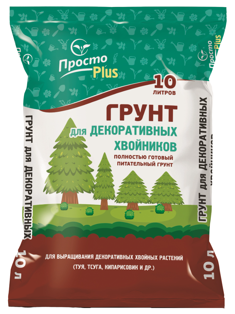 Изображение товара Грунт для хвойных растений ПростоPlus 10 л для здорового роста и пересадки Изображение товара Грунт для хвойных растений ПростоPlus 10 л для здорового роста и пересадки