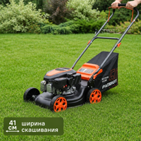 Изображение товара Газонокосилка бензиновая Patriot PT 410 3.5 л.с., 41 см, задний выброс травы