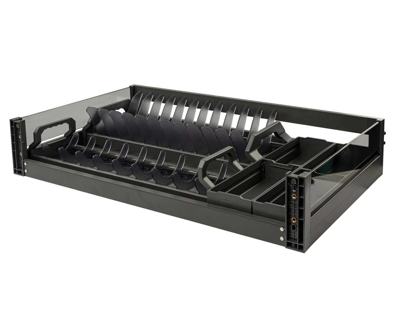 Изображение товара Выдвижная корзина для кухни Firmax 80x20x50 см цвет серый Изображение товара Выдвижная корзина для кухни Firmax 80x20x50 см цвет серый