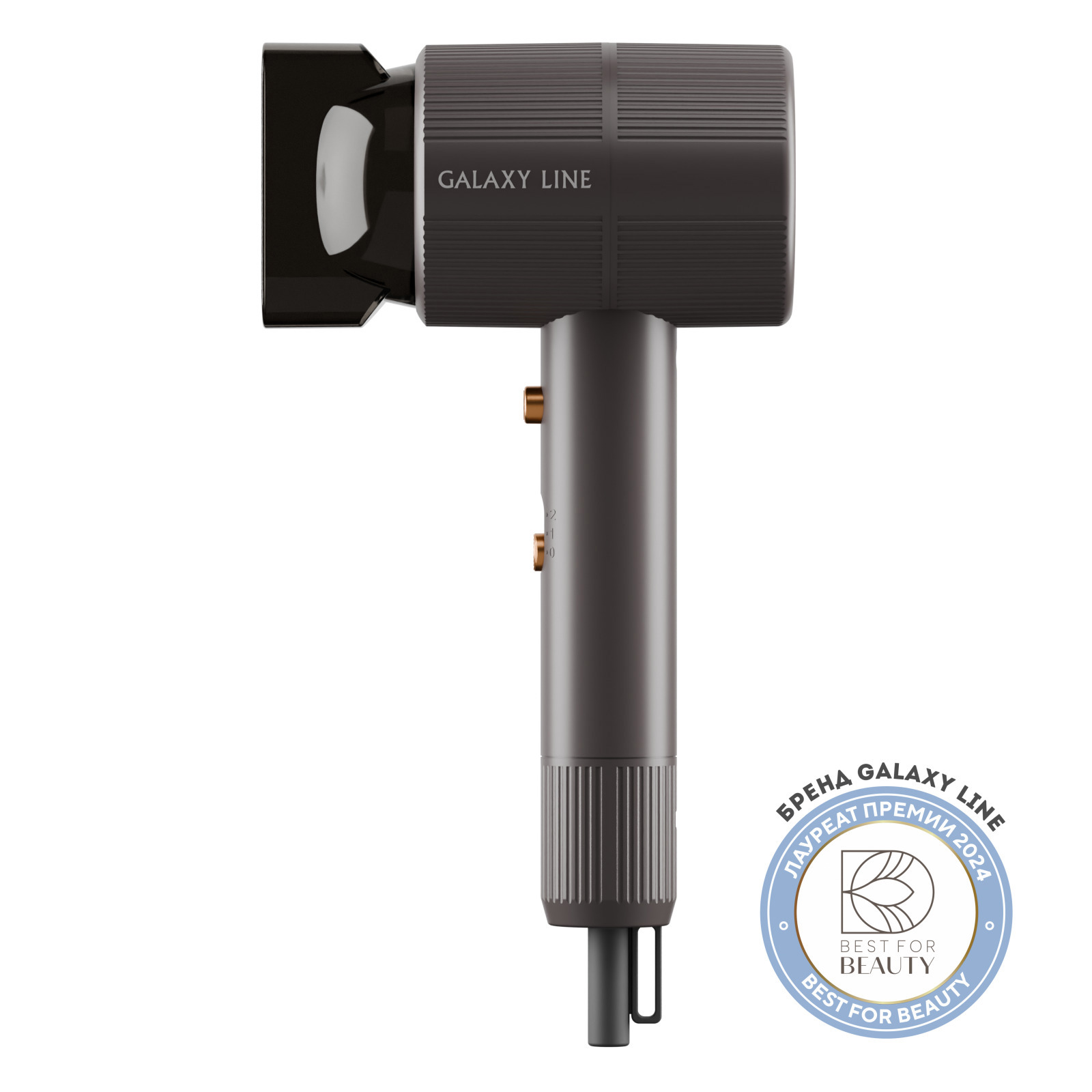 Изображение товара Фен для волос Galaxy LINE GL 4371 цвет серый Изображение товара Фен для волос Galaxy LINE GL 4371 цвет серый
