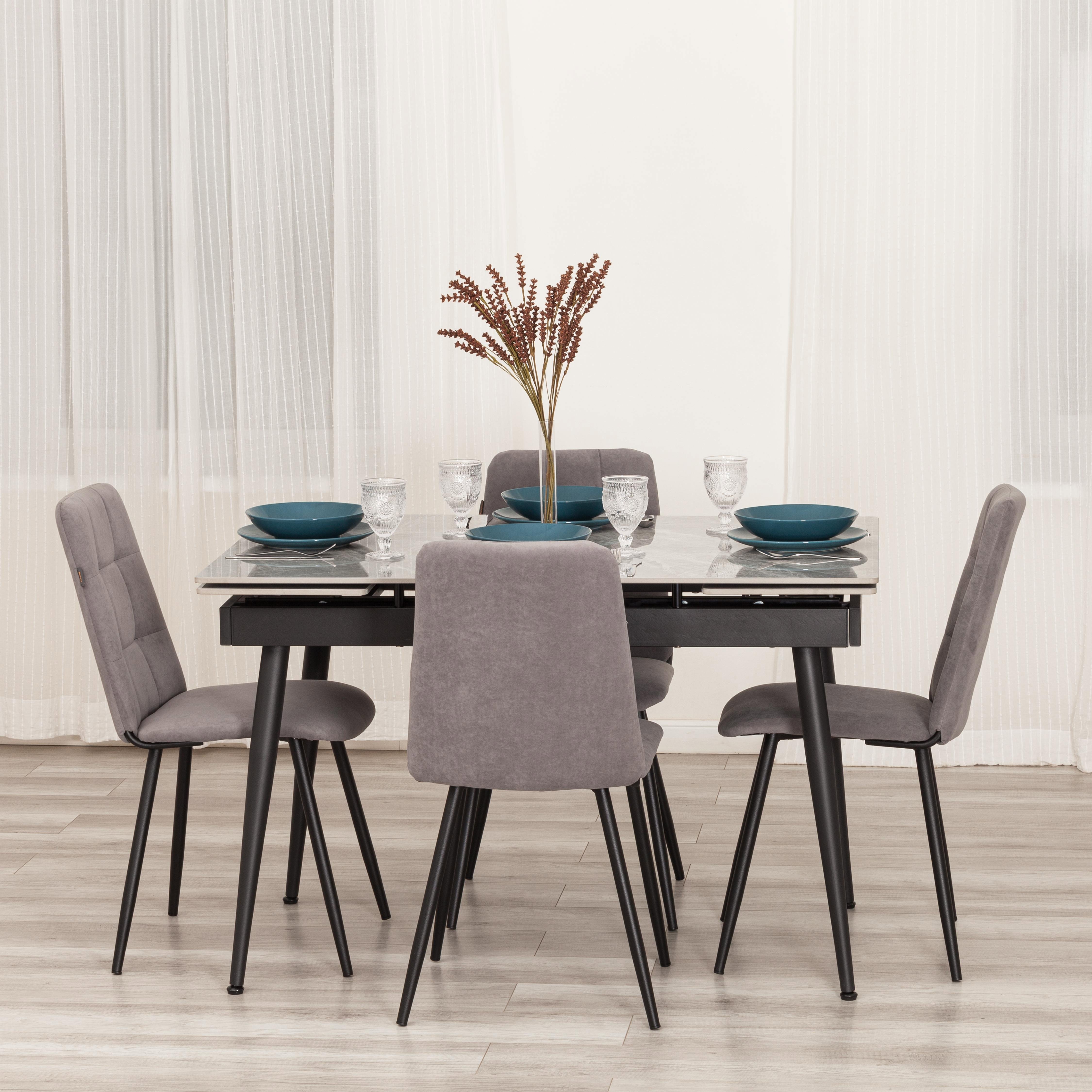 Изображение товара Кухонный стул Tetchair Asti 42x87x54 см ткань цвет серый Изображение товара Кухонный стул Tetchair Asti 42x87x54 см ткань цвет серый