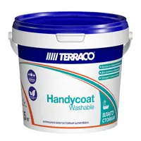 Изображение товара Шпатлёвка финишная влагостойкая Terraco Handycoat Washable 1.5 кг Изображение товара Шпатлёвка финишная влагостойкая Terraco Handycoat Washable 1.5 кг