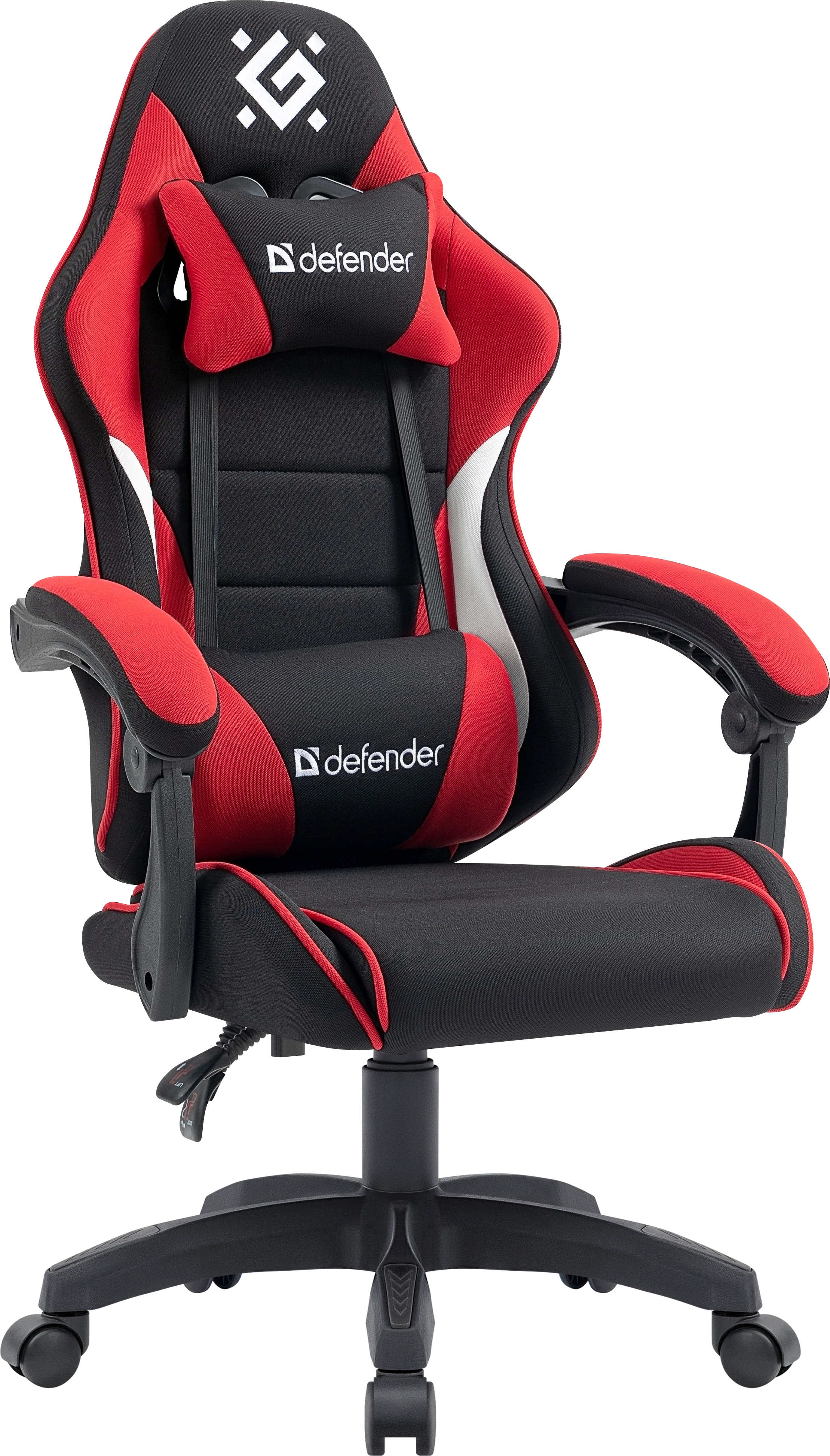 Изображение товара Игровое кресло Defender Sorrento 69x135x65 см ткань цвет красный