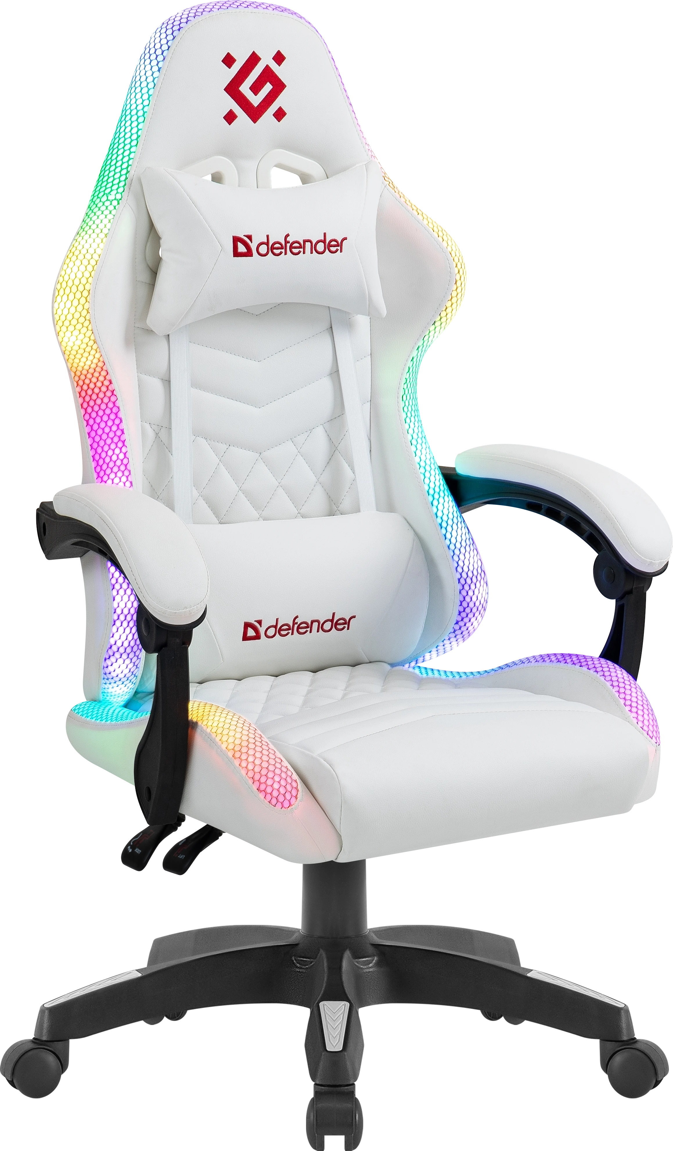 Изображение товара Игровое кресло Defender Core 69x135x65 см эко кожа цвет белый Изображение товара Игровое кресло Defender Core 69x135x65 см эко кожа цвет белый