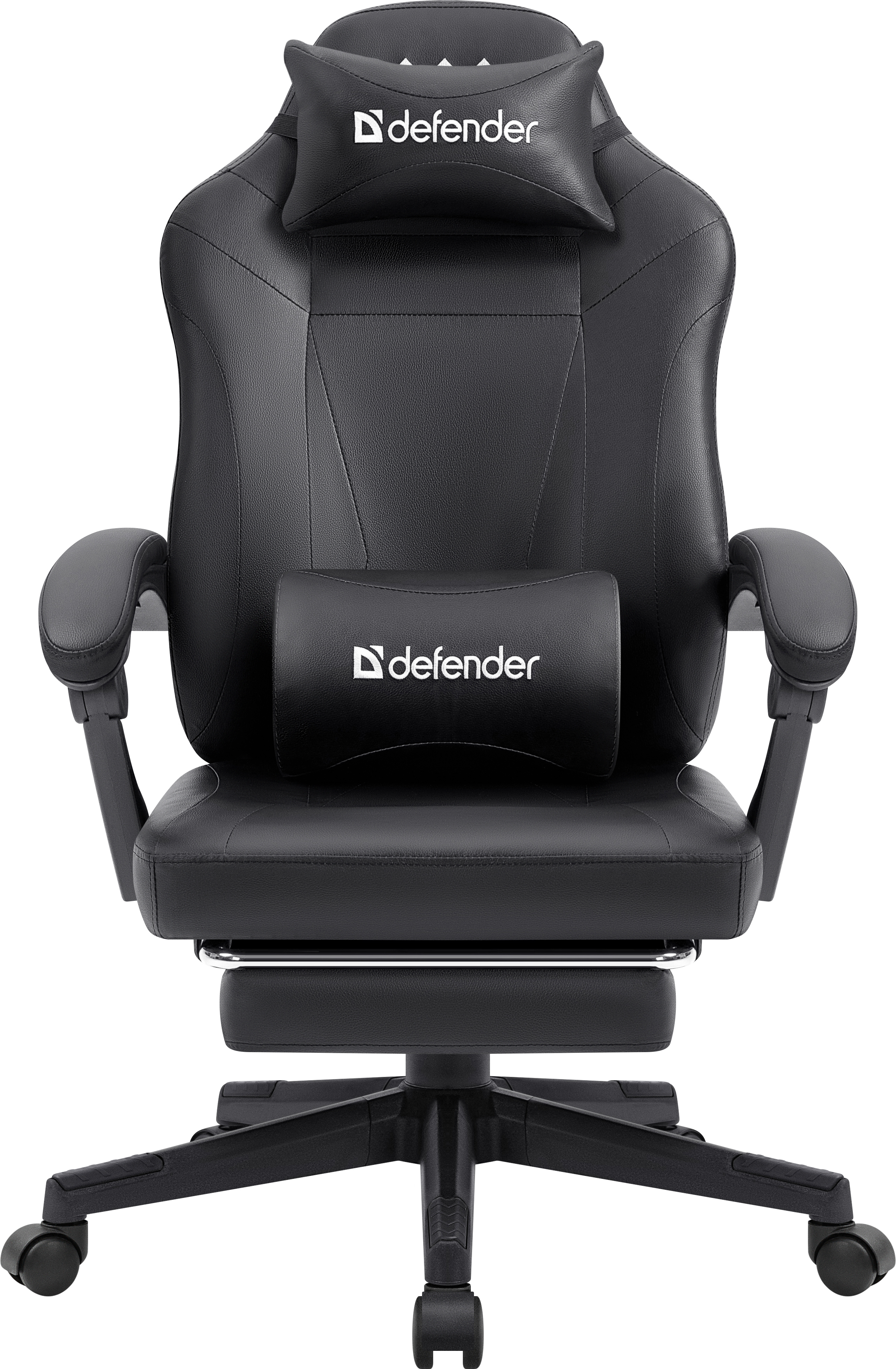 Изображение товара Офисное кресло Defender Cruiser 56x120x48 см эко кожа цвет черный