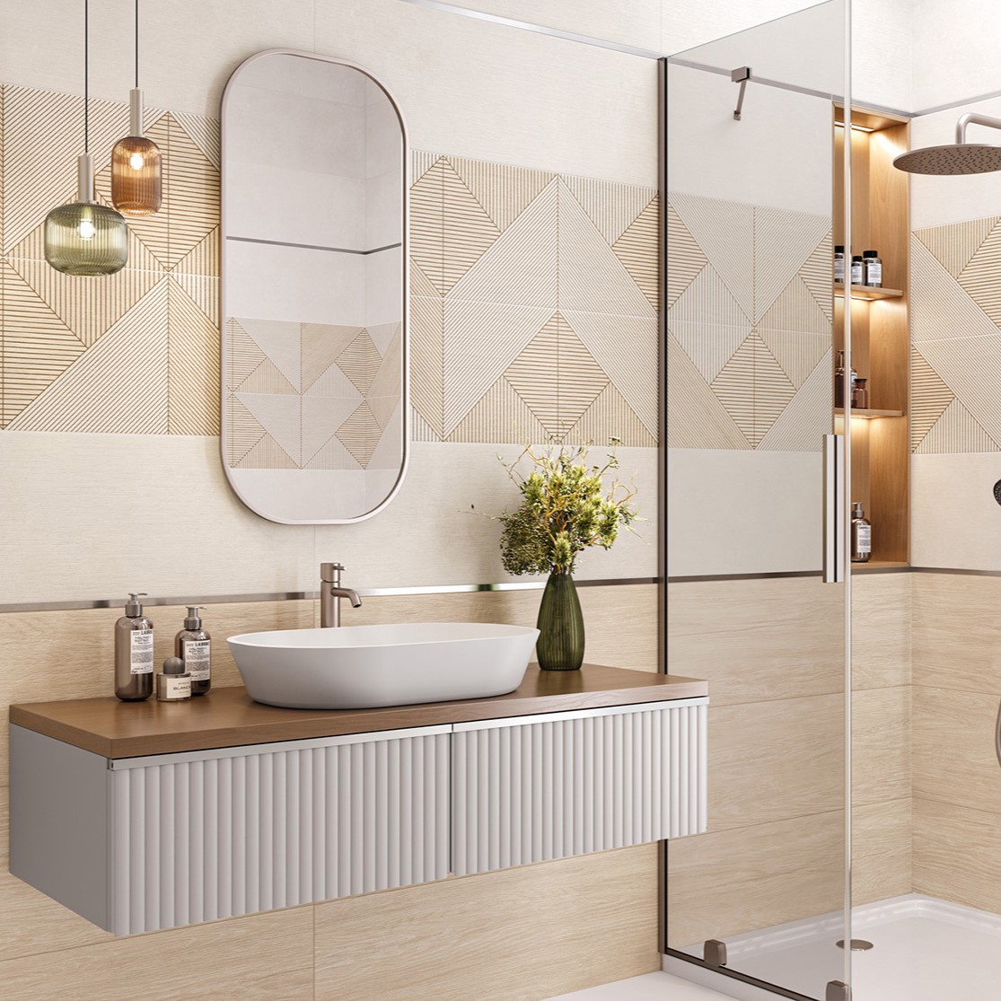 Изображение товара Настенная плитка ALMA CERAMICA Patio TWU3090PAT04R 30x90 бежевый Изображение товара Настенная плитка ALMA CERAMICA Patio TWU3090PAT04R 30x90 бежевый