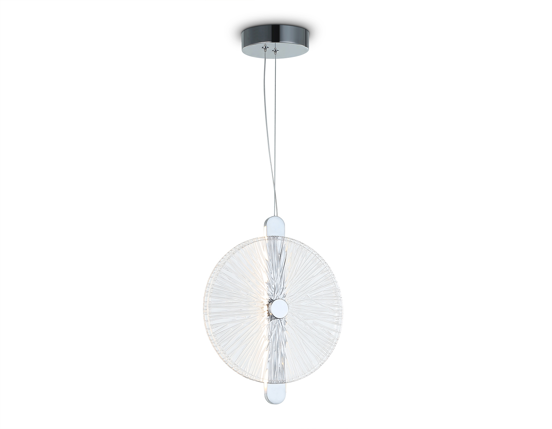 Изображение товара Светильник подвесной светодиодный Ambrella Light High 2 м² теплый белый свет цвет хромированный блестящий