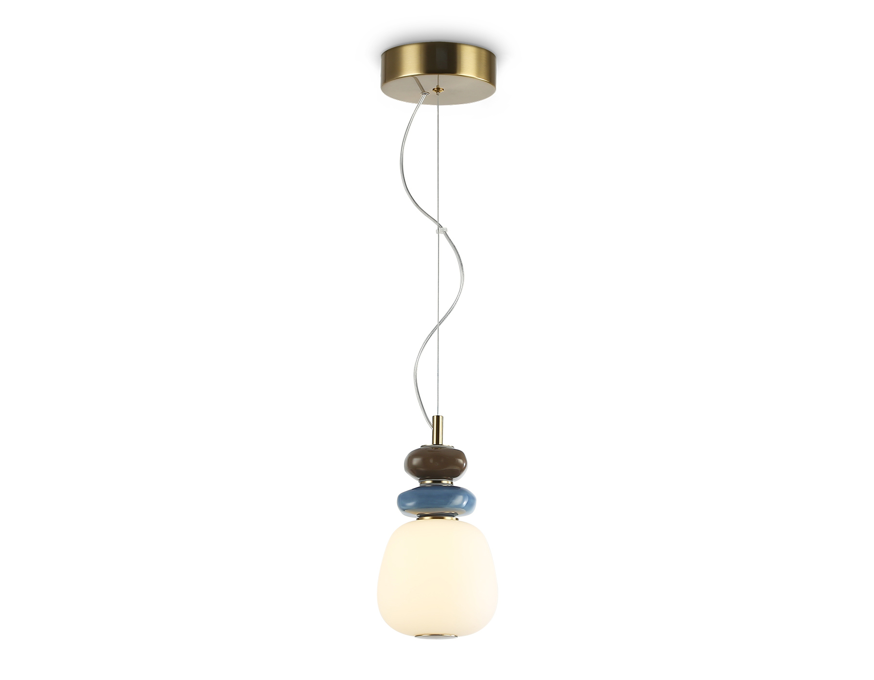 Изображение товара Светильник подвесной светодиодный Ambrella Light LH53161 High 6 м² теплый белый свет цвет коричневый