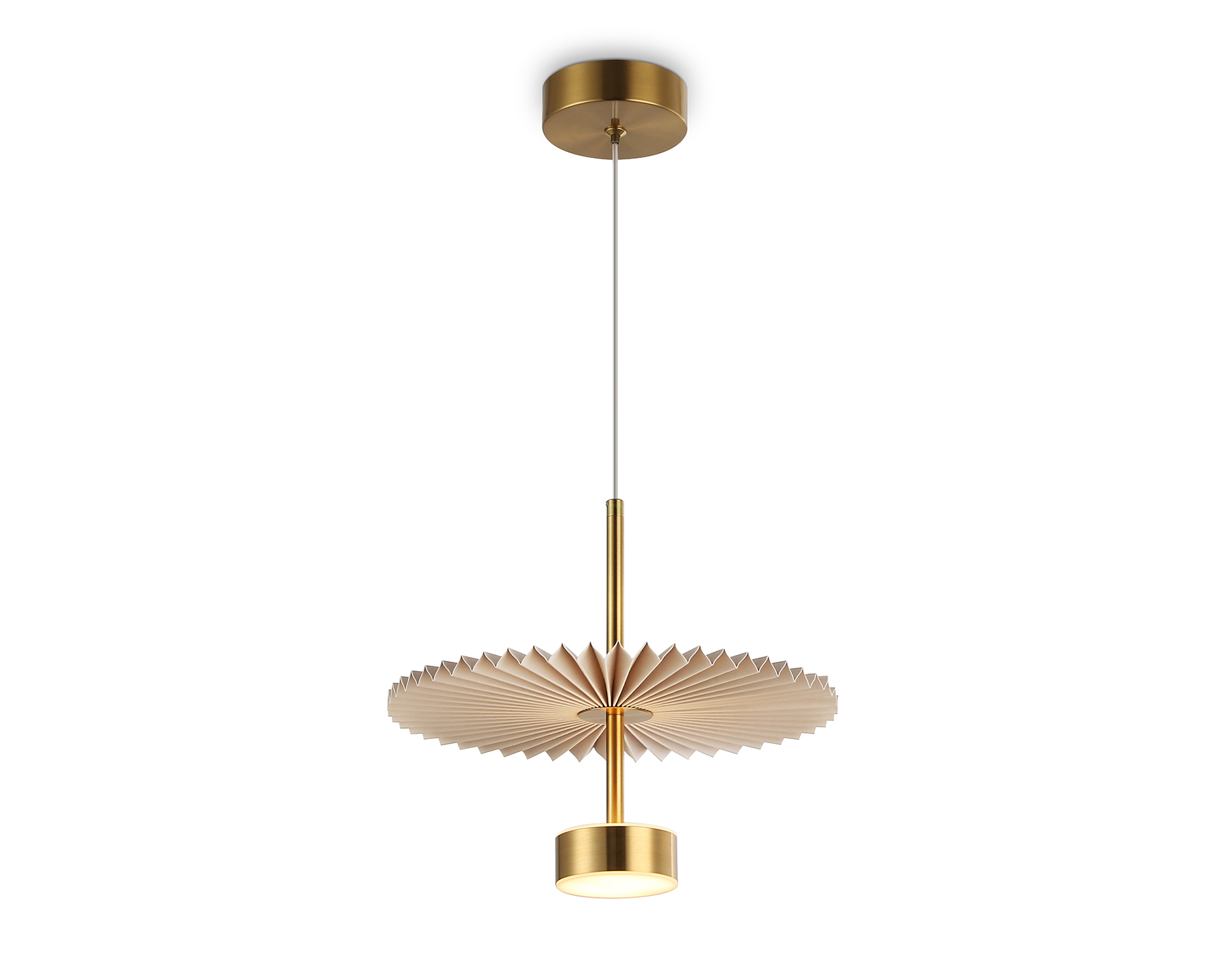 Изображение товара Светильник подвесной светодиодный Ambrella Light LH72603 High 2 м² теплый белый свет цвет латунь Изображение товара Светильник подвесной светодиодный Ambrella Light LH72603 High 2 м² теплый белый свет цвет латунь