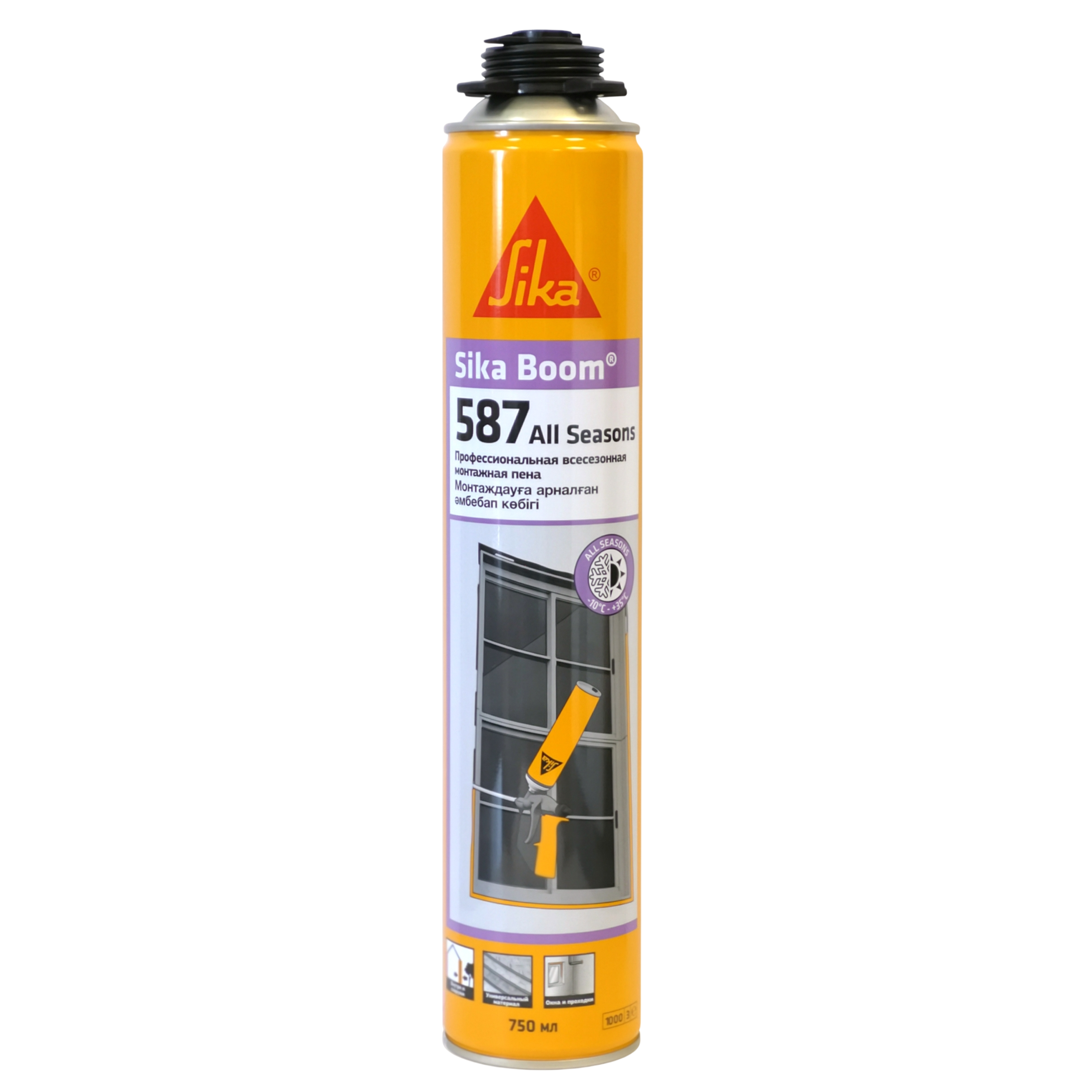 Изображение товара Пена монтажная Sika Boom 580 Fix & Fill профессиональная монтажная пена наносимая при помощи пистолета 750 мл Изображение товара Пена монтажная Sika Boom 580 Fix & Fill профессиональная монтажная пена наносимая при помощи пистолета 750 мл
