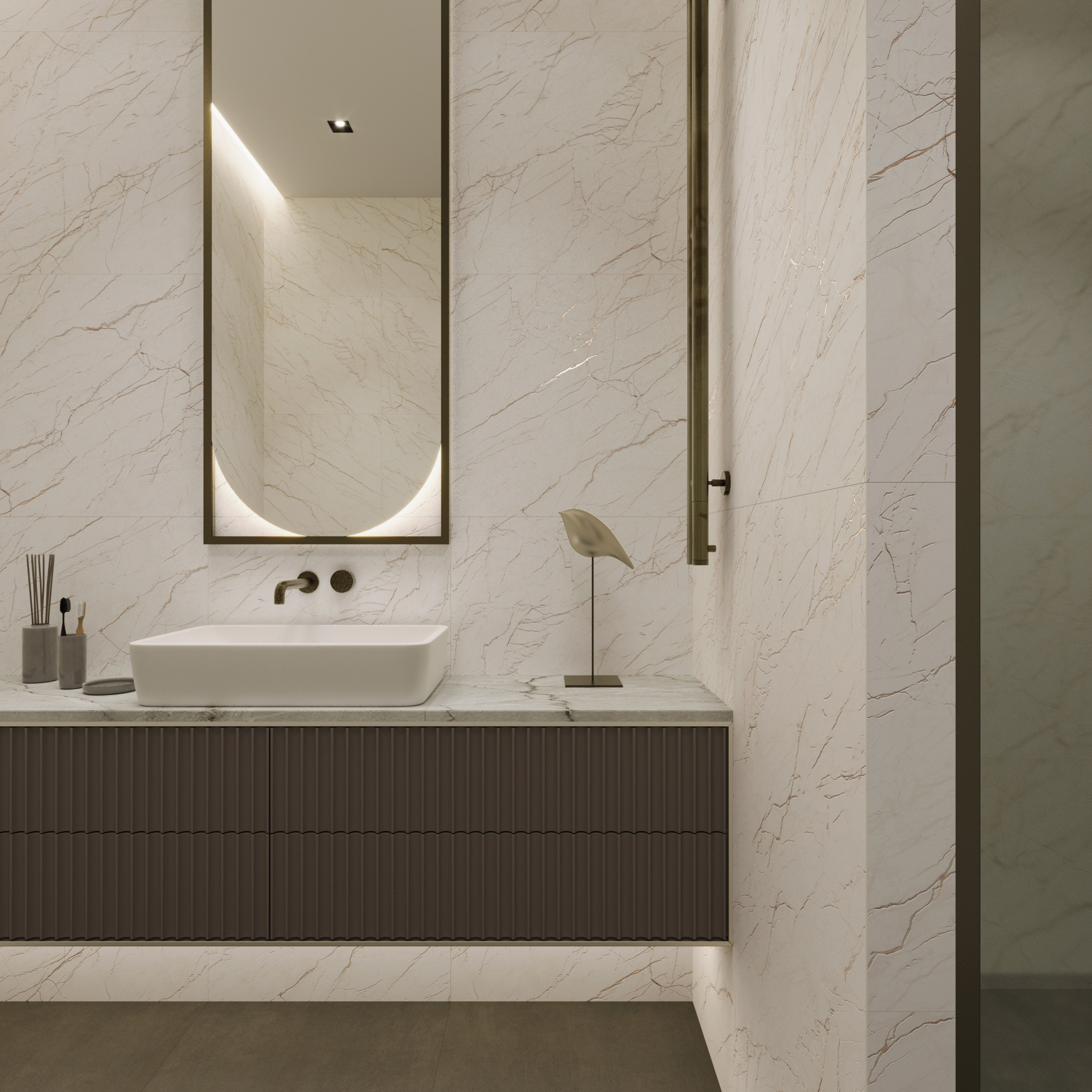 Изображение товара Керамогранит Arcadia Ceramica Цезарь CR6003-A 60x60 см цвет бежевый