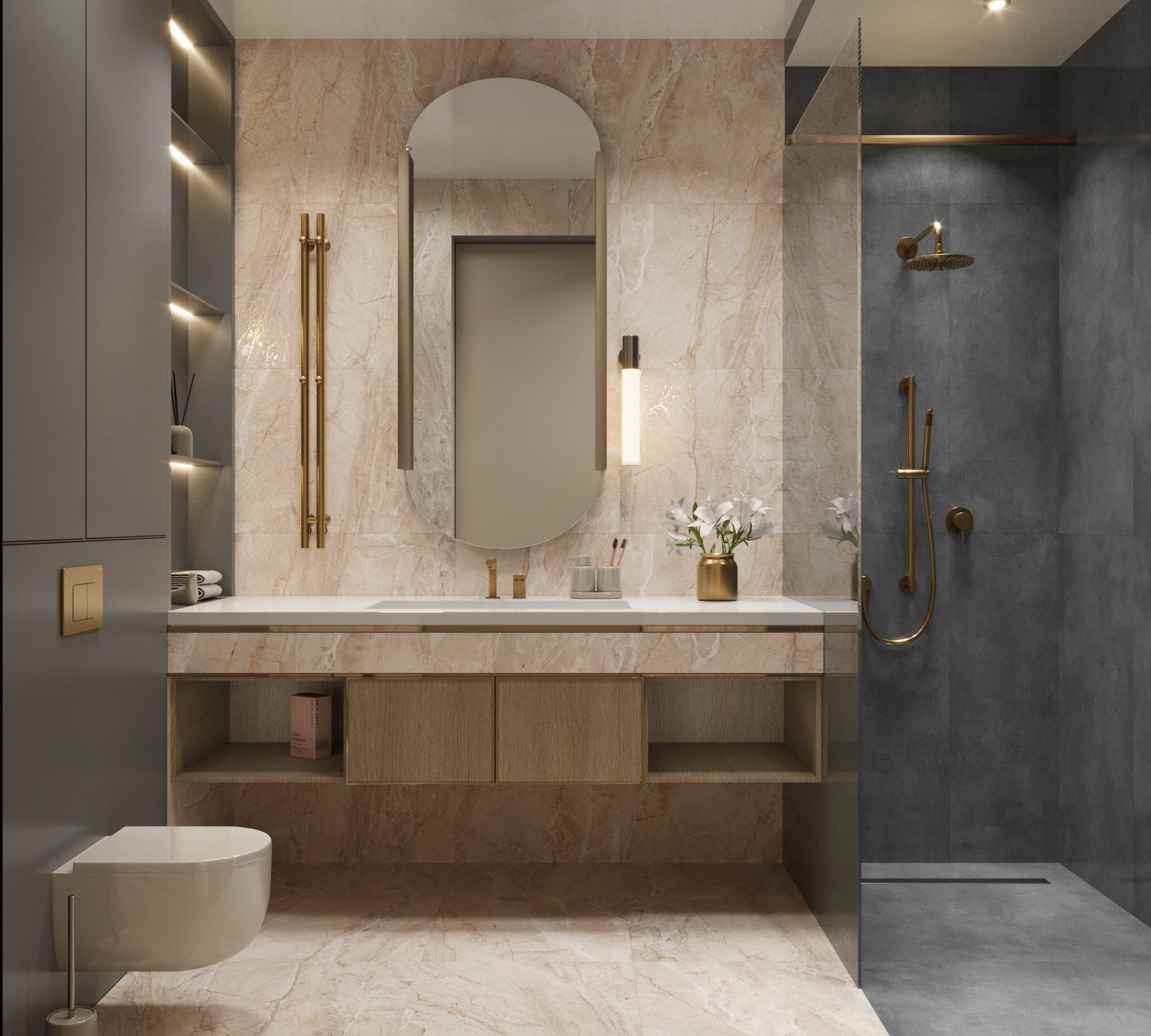 Изображение товара Керамогранит Arcadia Ceramica Интера Крема CR6009-A 60x60 см цвет бежевый