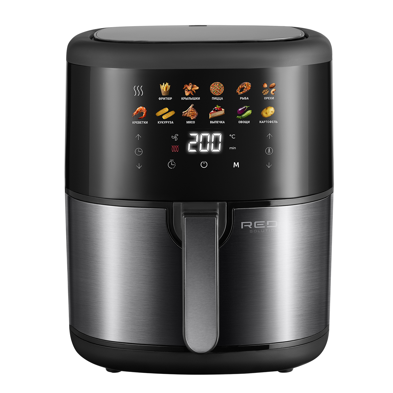 Изображение товара Аэрогриль Red Solution W261 6 л 12 программ цвет серый Изображение товара Аэрогриль Red Solution W261 6 л 12 программ цвет серый