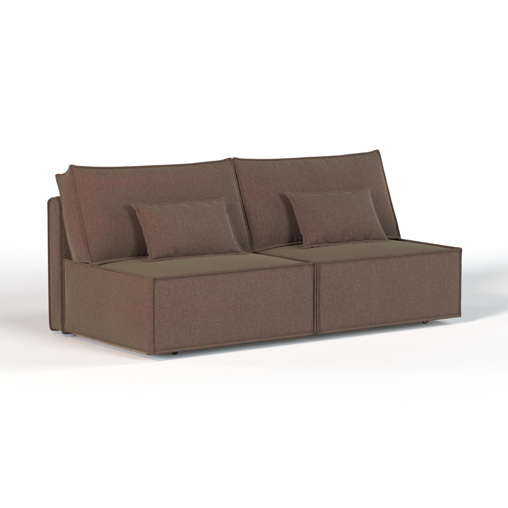 Изображение товара Диван раскладной Manons maison Hygge short 200x43x85 см рогожка цвет светло-коричневый Изображение товара Диван раскладной Manons maison Hygge short 200x43x85 см рогожка цвет светло-коричневый