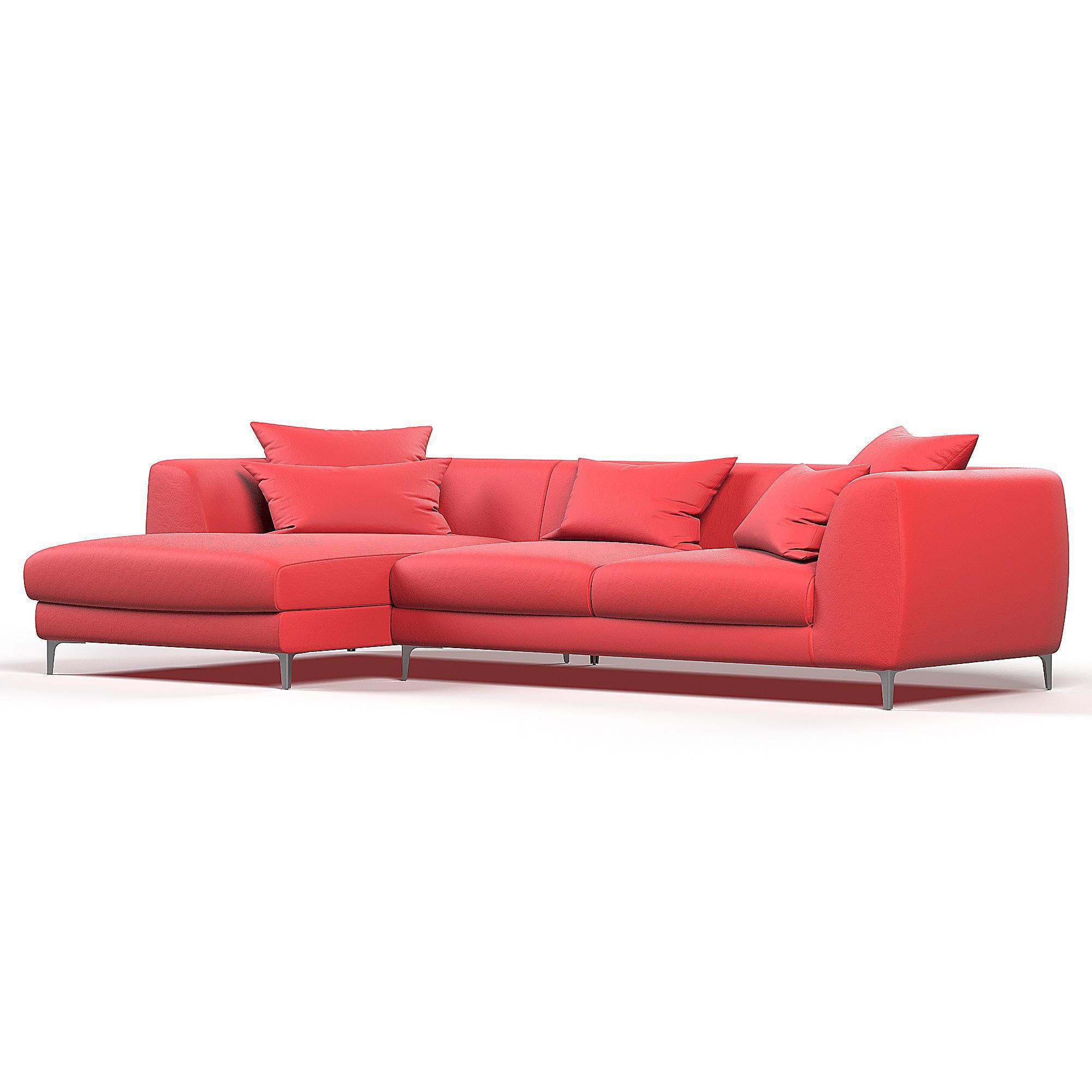 Изображение товара Диван угловой Manons maison Elegant левый 257x41x78 см велюр цвет красный Изображение товара Диван угловой Manons maison Elegant левый 257x41x78 см велюр цвет красный