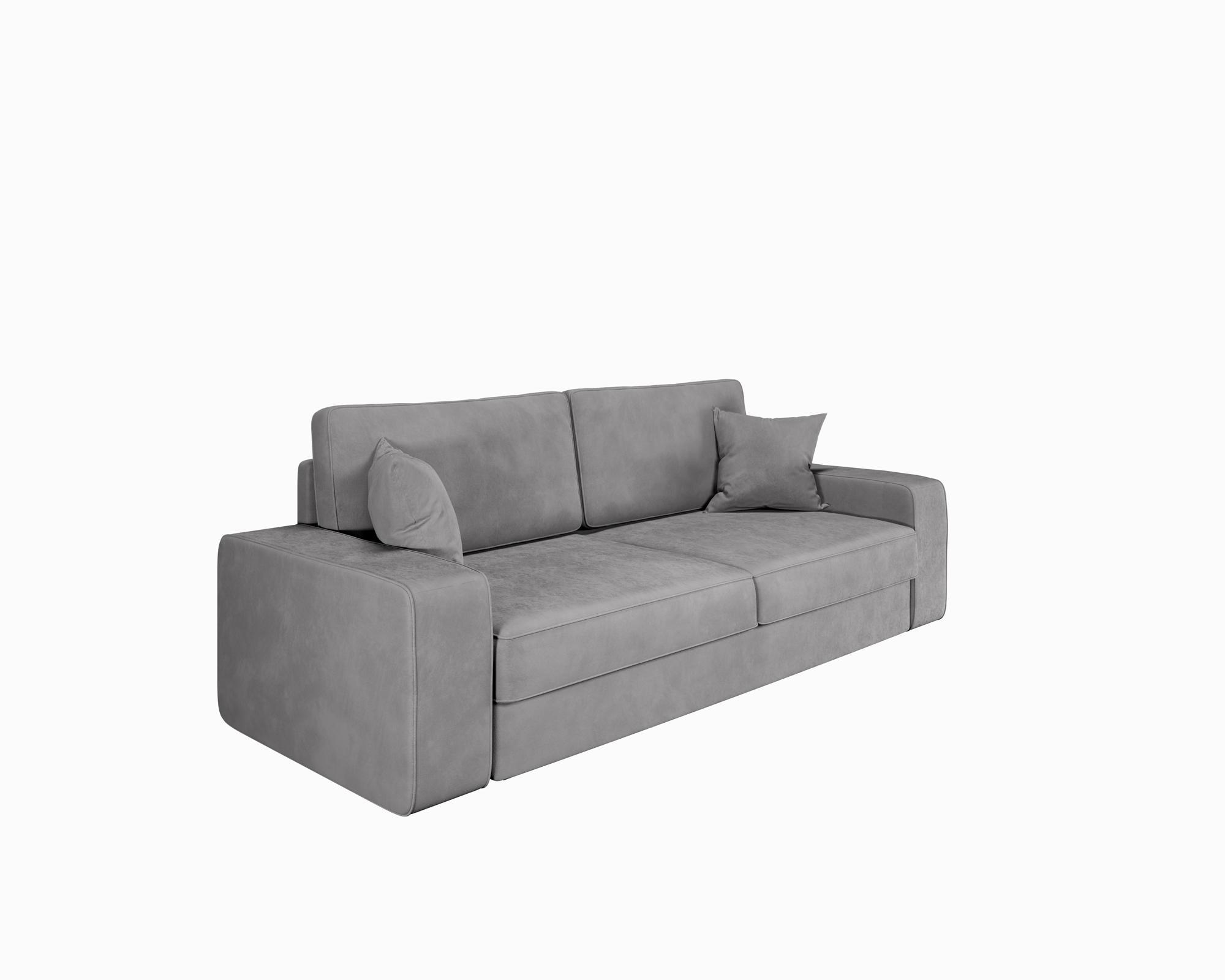 Изображение товара Диван раскладной Manons maison Lykke- 2 248x43x84 см велюр цвет серый
