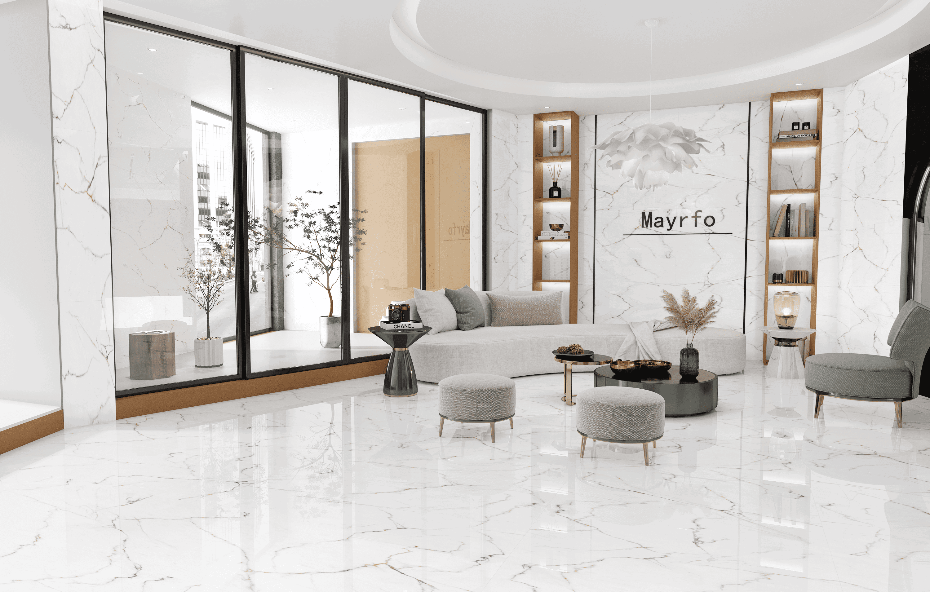 Изображение товара Керамогранит Kerald Endless Calacatta montreal Glossy 60x120см 1.44 м² цвет белый Изображение товара Керамогранит Kerald Endless Calacatta montreal Glossy 60x120см 1.44 м² цвет белый
