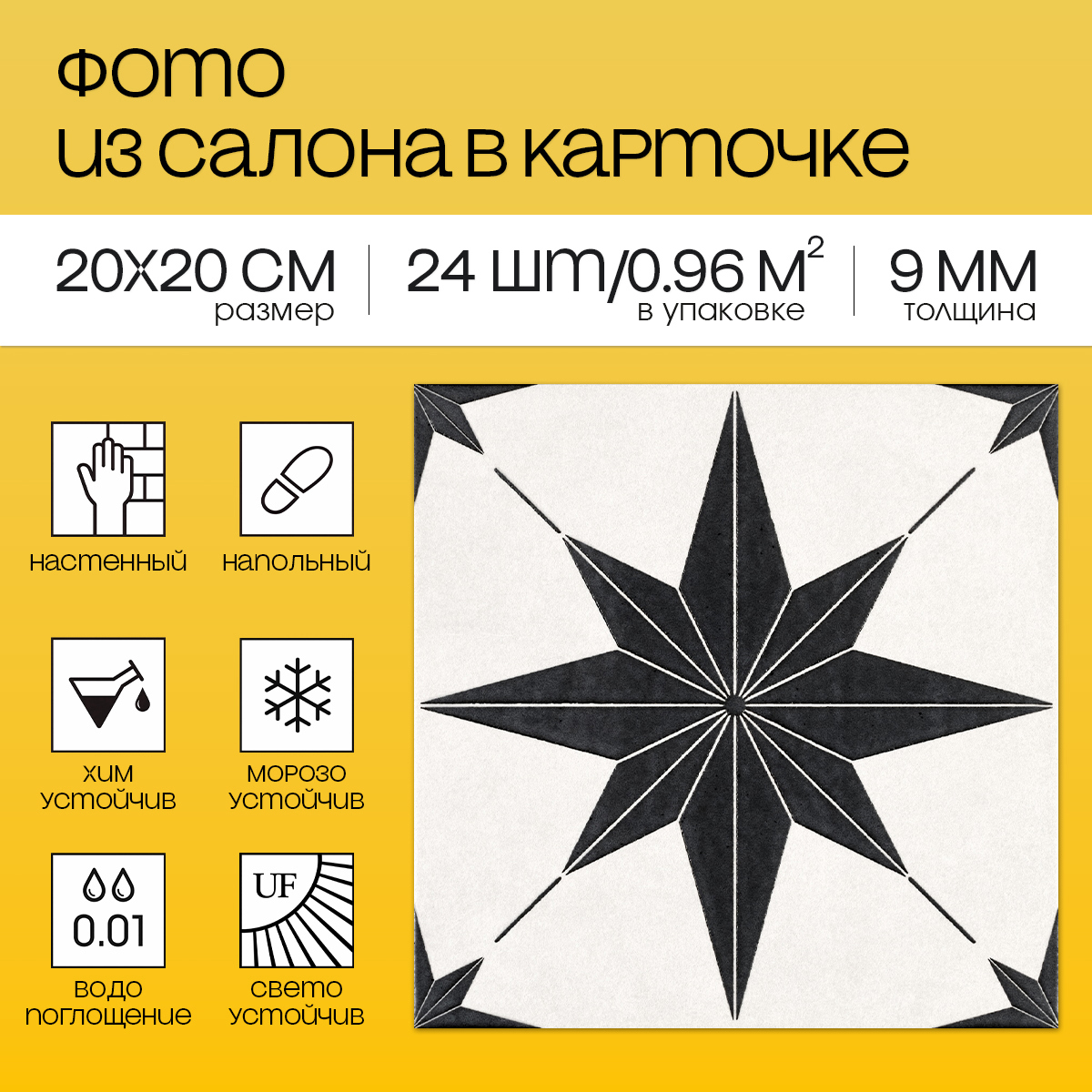 Изображение товара Керамогранит Motto Levels N100083 20x20см цвет серый Изображение товара Керамогранит Motto Levels N100083 20x20см цвет серый