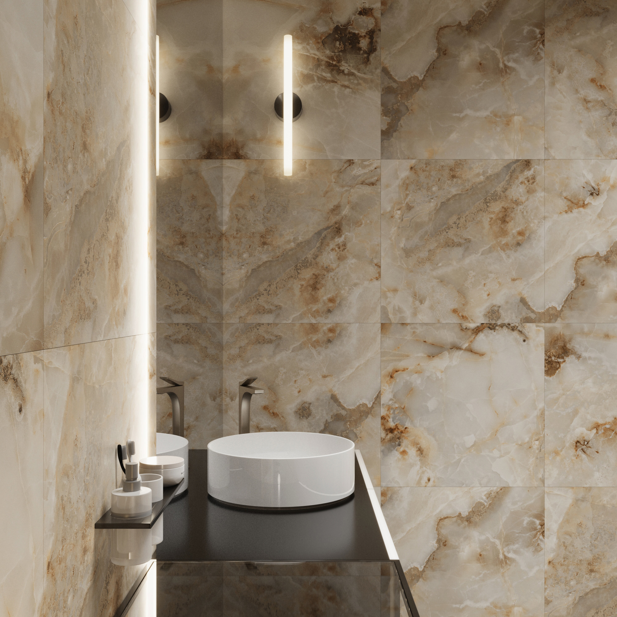 Изображение товара Керамогранит Arcadia Ceramica Инвизибл Оникс RT6007-A 60x60 см цвет бело-коричневый Изображение товара Керамогранит Arcadia Ceramica Инвизибл Оникс RT6007-A 60x60 см цвет бело-коричневый