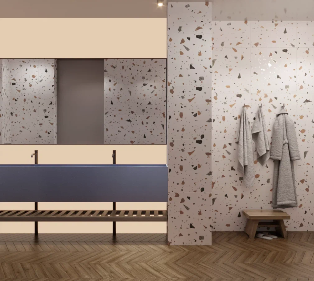 Изображение товара Керамогранит Arcadia Ceramica Тераццо Бланко GI6003-A 60x60 см цвет белый Изображение товара Керамогранит Arcadia Ceramica Тераццо Бланко GI6003-A 60x60 см цвет белый