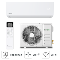 Изображение товара Сплит система инверторная Renome Unica RN-IUNW07ME 7К BTU охлаждение/обогрев c Wi-Fi