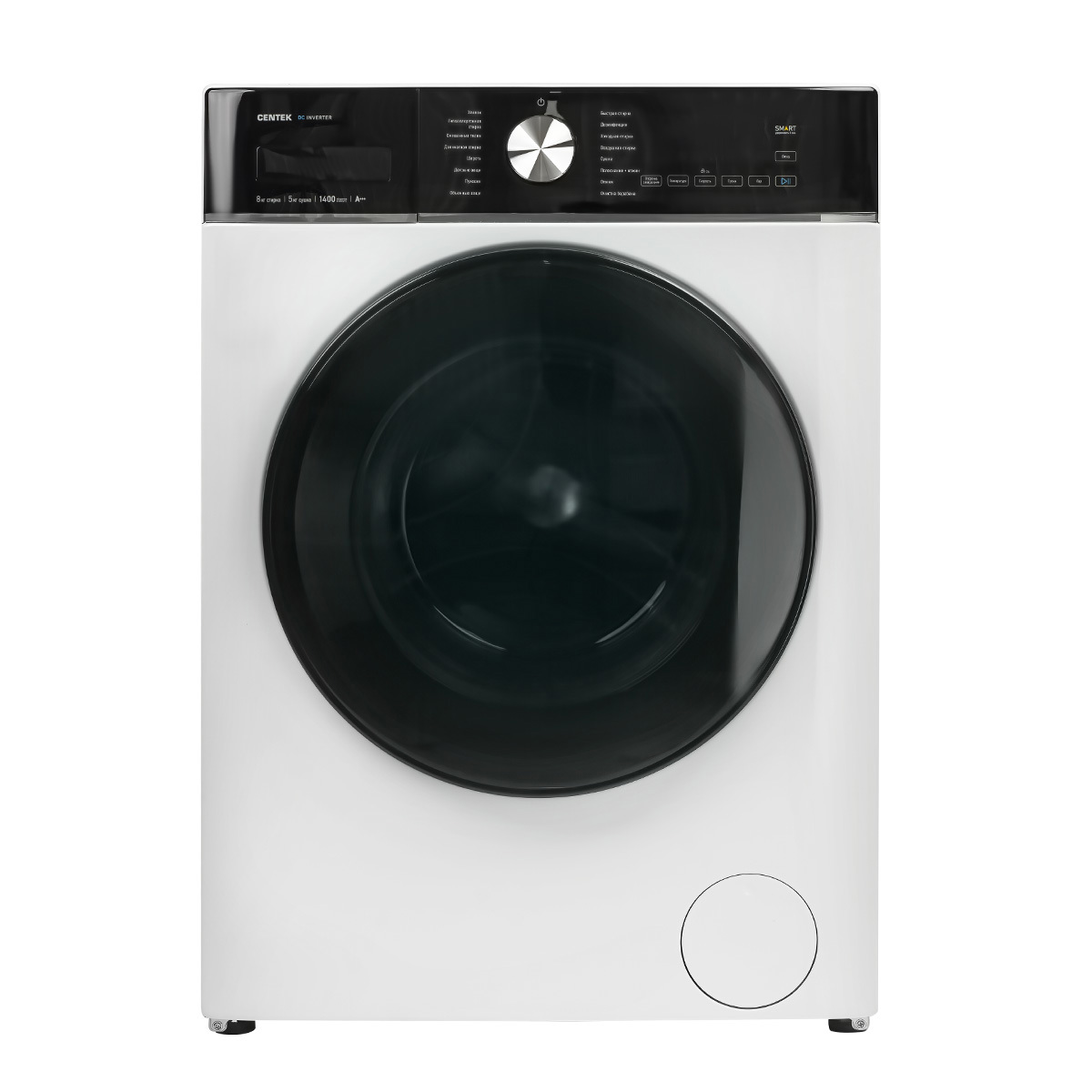 Изображение товара Стиральная машина Centek Ct-1955 60x85x52 см 8 кг цвет белый