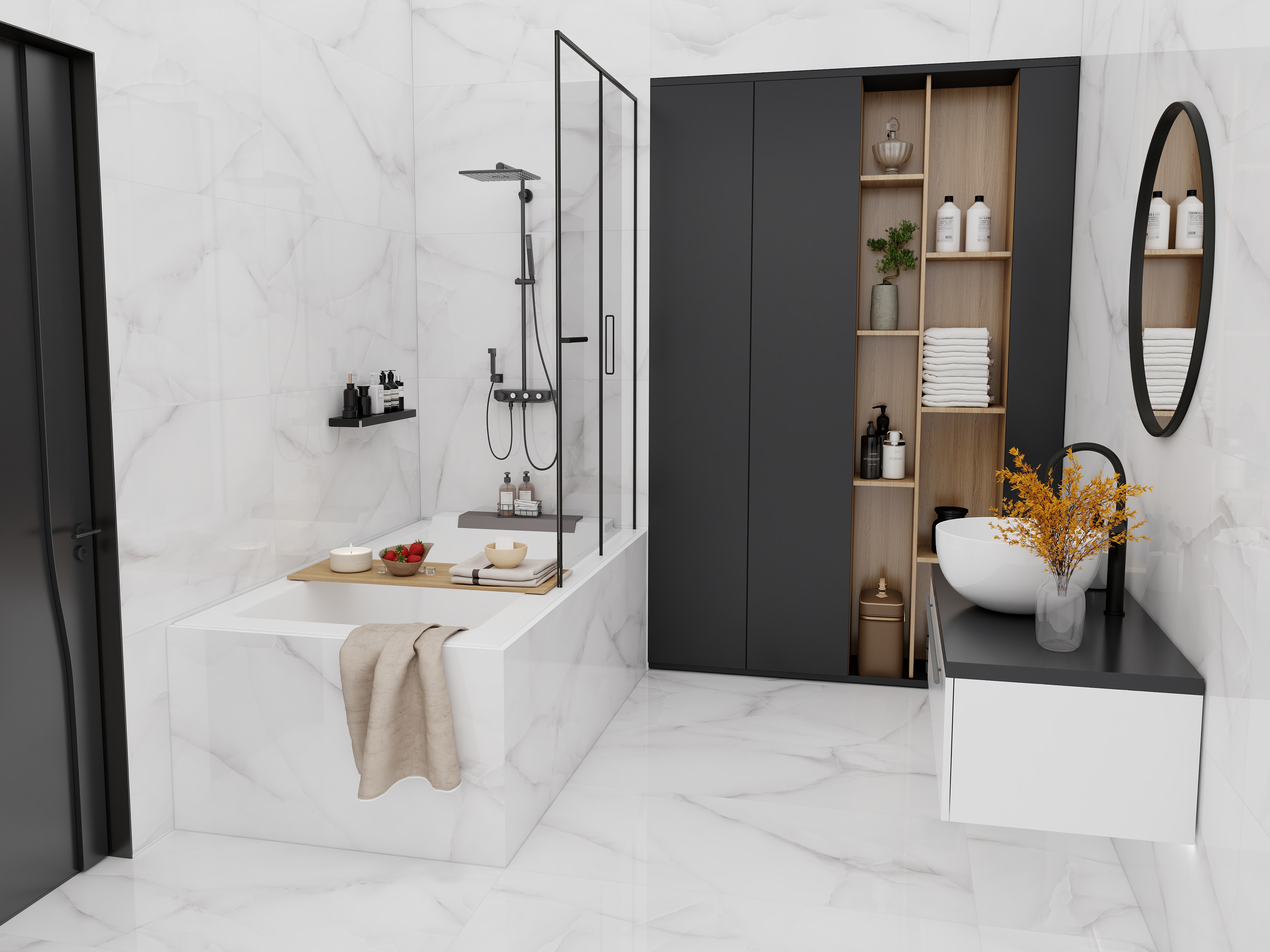 Изображение товара Керамогранит LMN Tile Velaris Tarsen 120x60 см 0.72 м² цвет белый