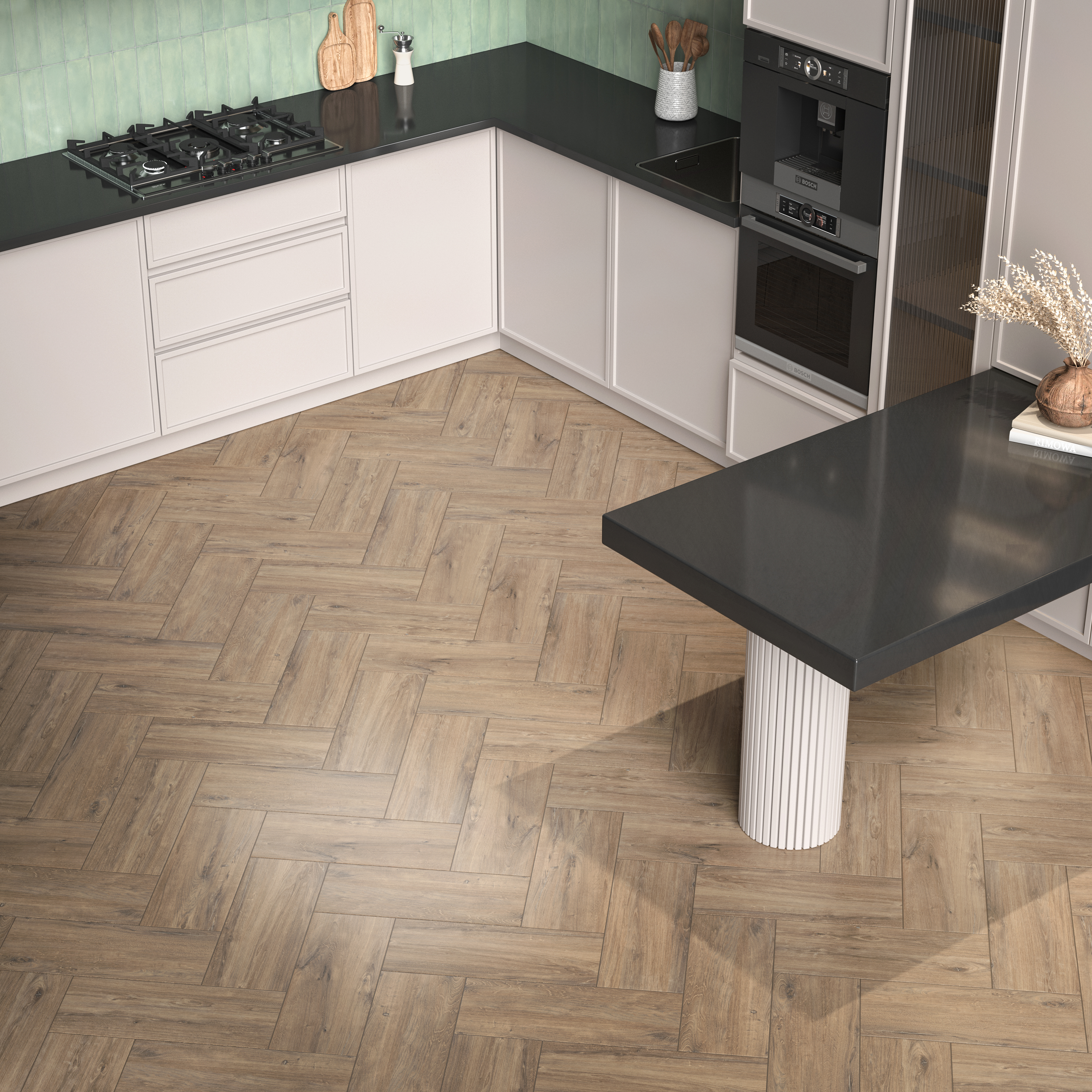 Изображение товара Глазурованный керамогранит Kerama Marazzi Кале 20.1x50.2 см 1.41 м² матовый цвет коричневый
