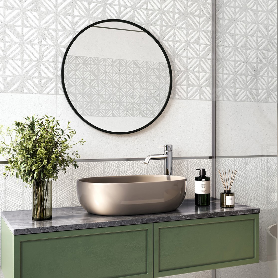 Изображение товара Настенная плитка Alma ceramica Амарант TWU3090AMT00R 30x90см цвет белый Изображение товара Настенная плитка Alma ceramica Амарант TWU3090AMT00R 30x90см цвет белый