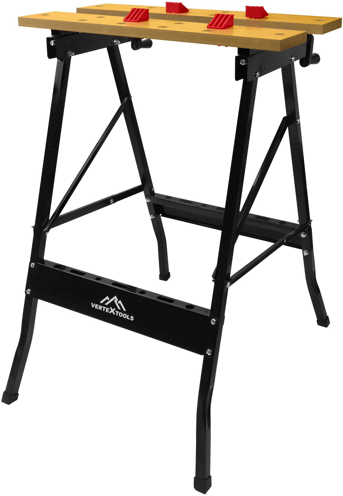 Изображение товара Верстак столярный складной Vertextools 2070-01 110x885x100 мм максимальная нагрузка 60 кг