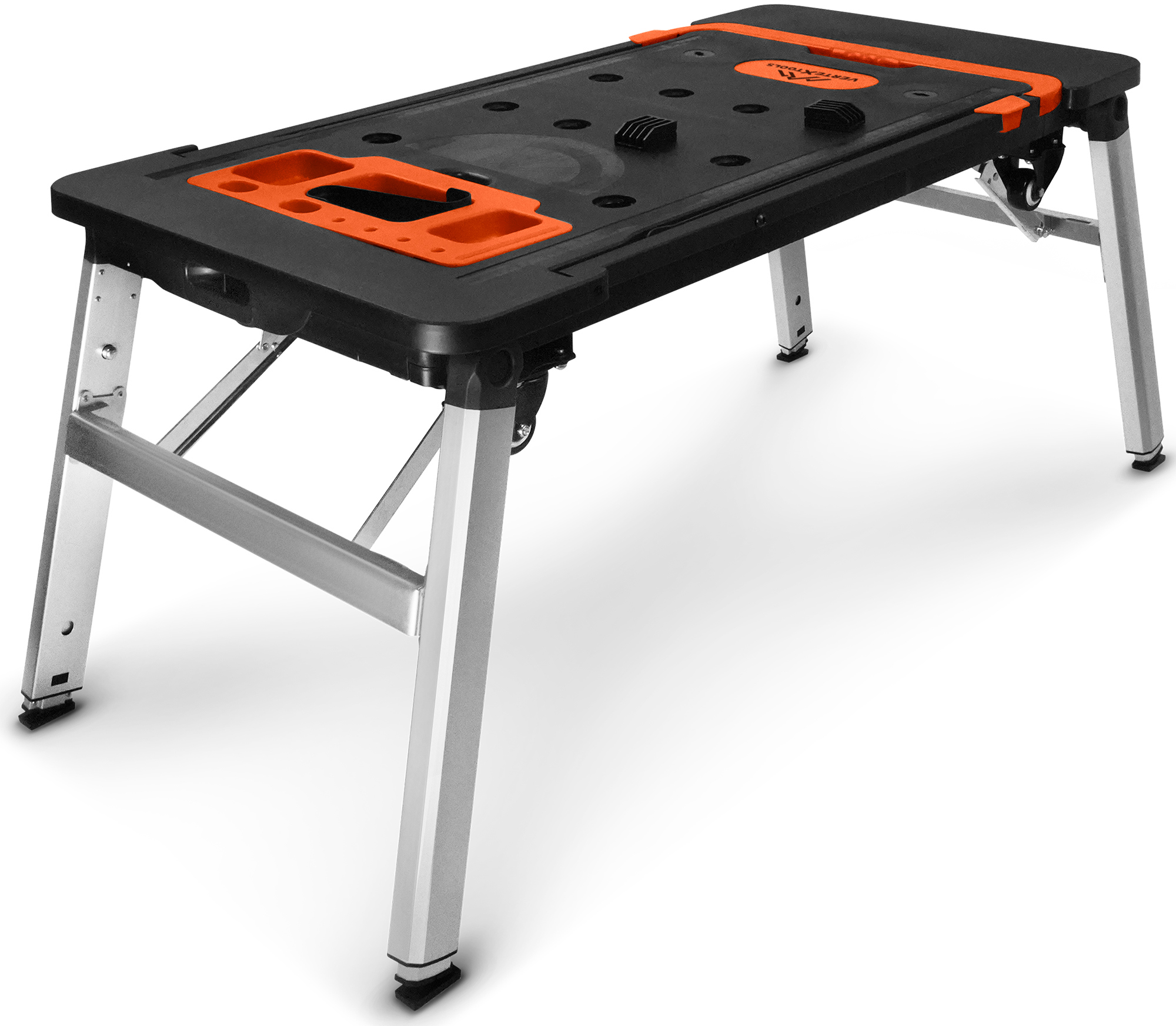Изображение товара Столярный складной верстак VertexTools 600x1155 мм до 150 кг для мастерской