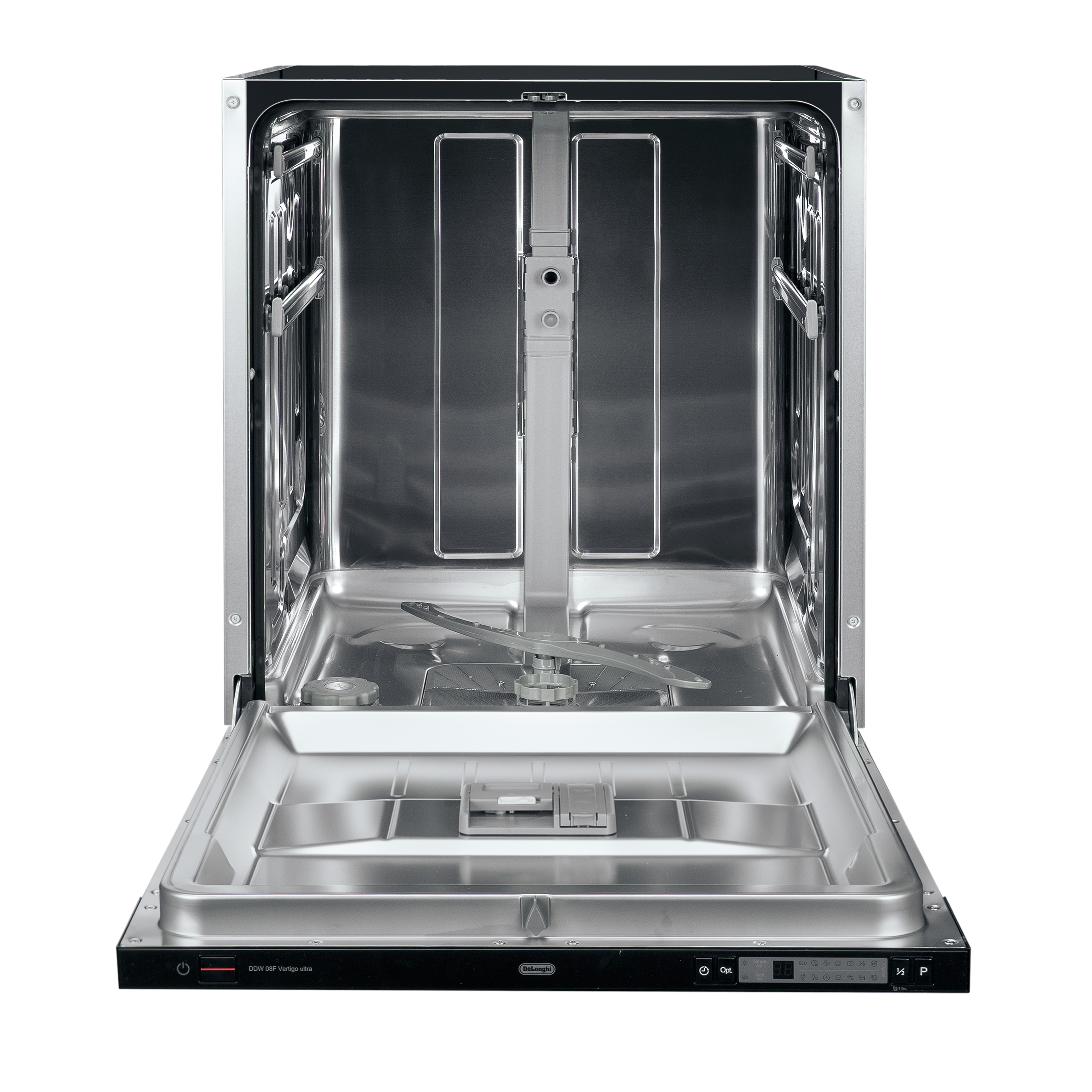 Изображение товара Встраиваемая посудомоечная машина Delonghi ddw 08F Vertigo ultra 59.8 см 8 программ цвет серебро