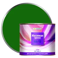 Изображение товара Масляная краска Лакра Diy гладкая цвет зеленый 1.9 кг Изображение товара Масляная краска Лакра Diy гладкая цвет зеленый 1.9 кг
