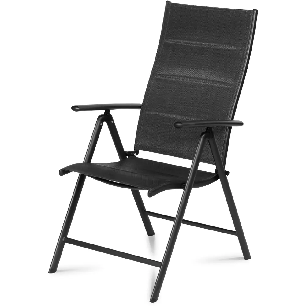 Изображение товара Кресло cадовое Fieldmann FDZN 5016 55x47x106 см алюминий черный 2 шт